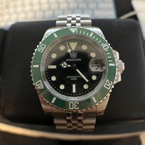 SD Jubilee Green Submariner style Automatic Watch